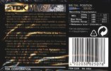 Compact Cassette TDK MA 50 "MA-50EA" Type IV Metal 1994 Europe