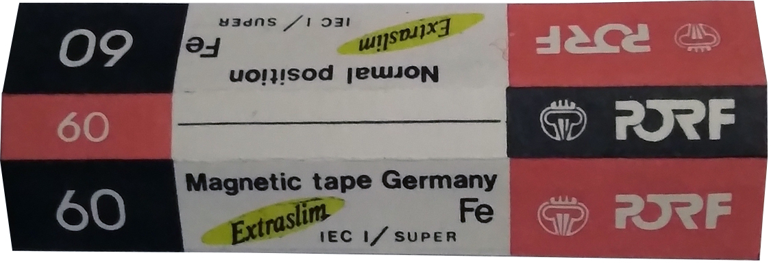 Compact Cassette PORF 60 Type I Normal Unknown Country
