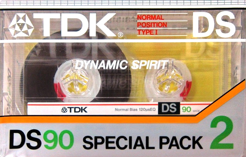 2 pack TDK DS 90 "DS-90X2" Type I Normal 1984 Japan
