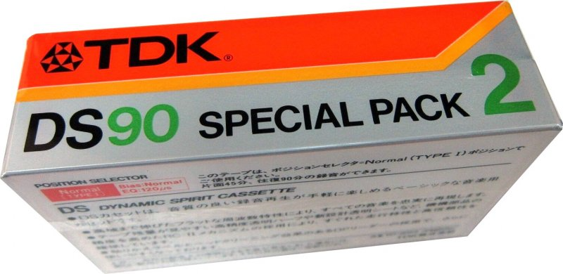 2 pack TDK DS 90 "DS-90X2" Type I Normal 1984 Japan