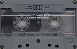 Compact Cassette TDK CUE 60 "CUE-60BK" Type II Chrome 1989 Japan