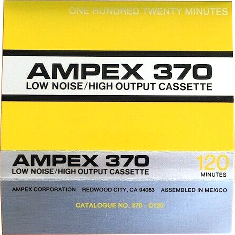 Compact Cassette Ampex 370 120 Type I Normal 1974 USA