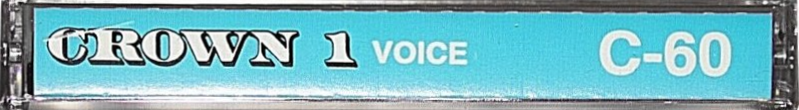 Compact Cassette Crown 1 60 Type I Normal USA