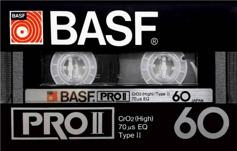 Compact Cassette BASF PRO 60 "PRO II" Type II Chrome 1982 Japan