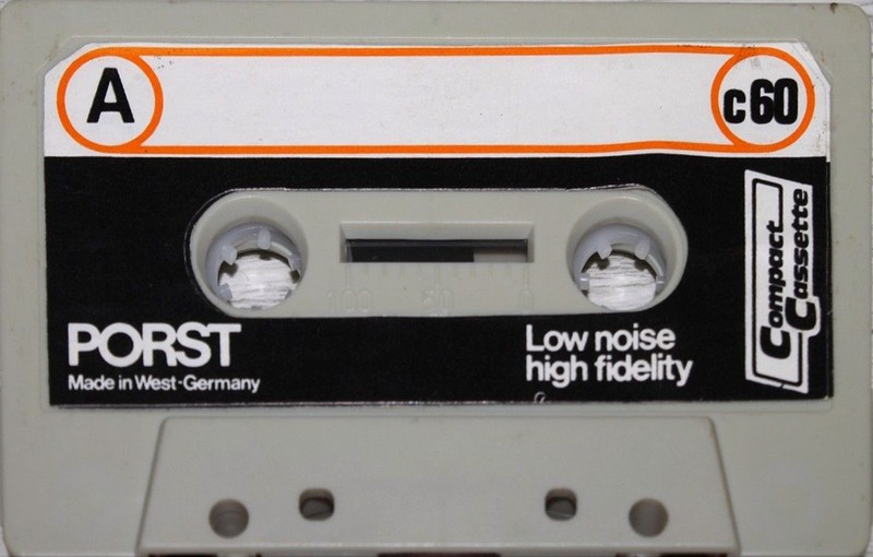 Compact Cassette Porst 60 Type I Normal 1973 Germany