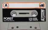 Compact Cassette Porst 60 Type I Normal 1973 Germany