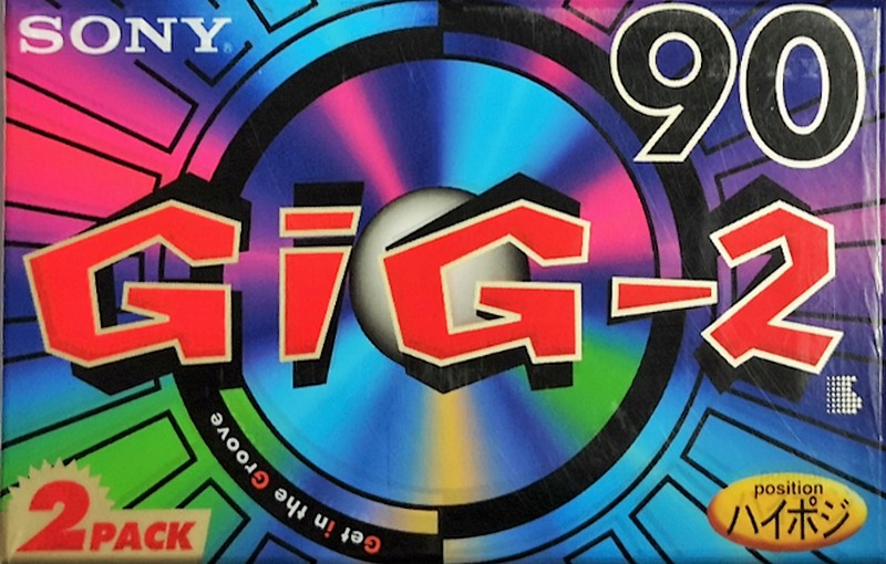 Compact Cassette Sony GIG-2 90 "C-90GIG2" Type II Chrome 1995 Japan