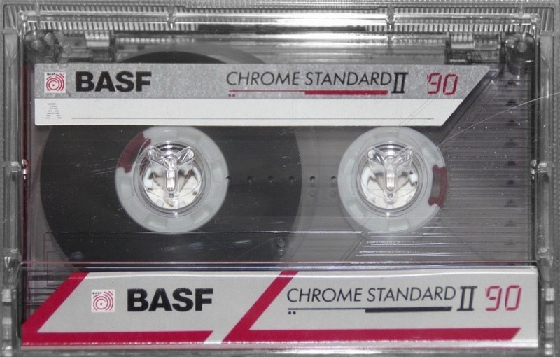 Compact Cassette BASF Chrome Standard II 90 Type II Chrome 1991 Europe