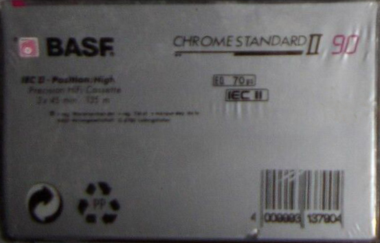 Compact Cassette: BASF  - Chrome Standard II 90