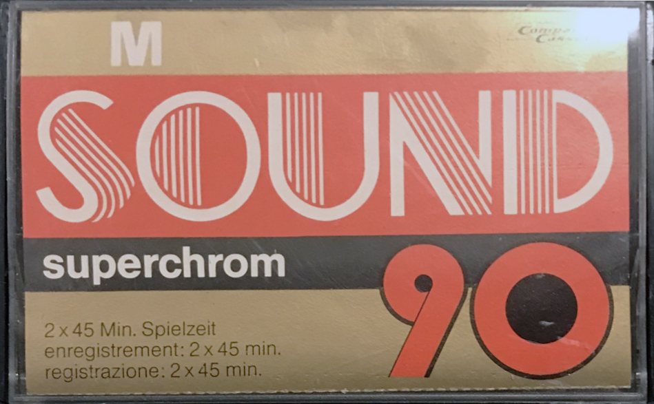 Compact Cassette M Sound 90 Type II Chrome 1981 Europe