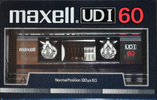 Compact Cassette Maxell UDI / UD1 60 Type I Normal 1985 Japan