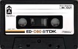 Compact Cassette TDK ED 60 Type I Normal 1977 Japan