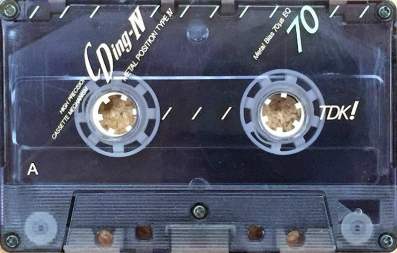Compact Cassette TDK CDing Metal 70 "CDING4-70M" Type IV Metal 1990 Japan