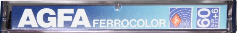Compact Cassette AGFA Ferrocolor 60+6 Type I Normal 1979 Europe