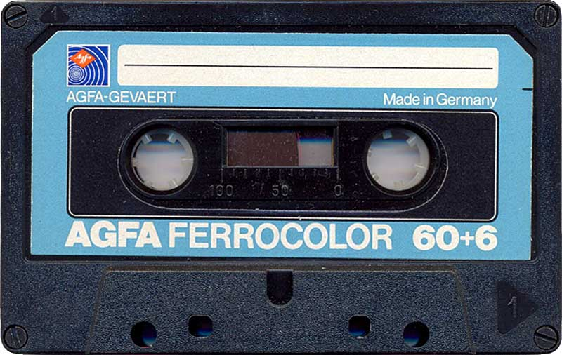 Compact Cassette AGFA Ferrocolor 60+6 Type I Normal 1979 Europe