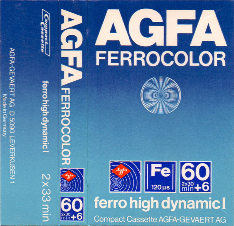 Compact Cassette: AGFA  - Ferrocolor 60+6