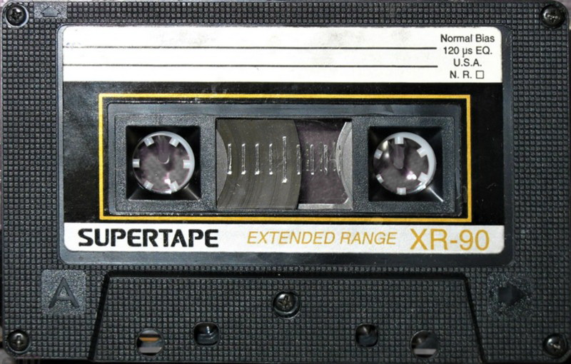 Compact Cassette SUPERTAPE XR 90 Type I Normal 1988 USA