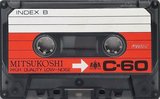 Compact Cassette Mitsukoshi LN 60 Type I Normal 1977 Japan
