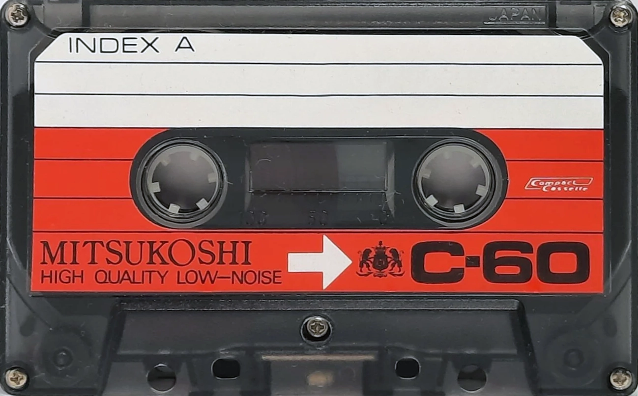 Compact Cassette Mitsukoshi LN 60 Type I Normal 1977 Japan