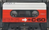 Compact Cassette Mitsukoshi LN 60 Type I Normal 1977 Japan