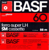 Compact Cassette BASF Ferro Super LH 60 "Oval Window" Type I Normal 1978 Germany