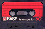 Compact Cassette BASF Ferro Super LH 60 "Oval Window" Type I Normal 1978 Germany