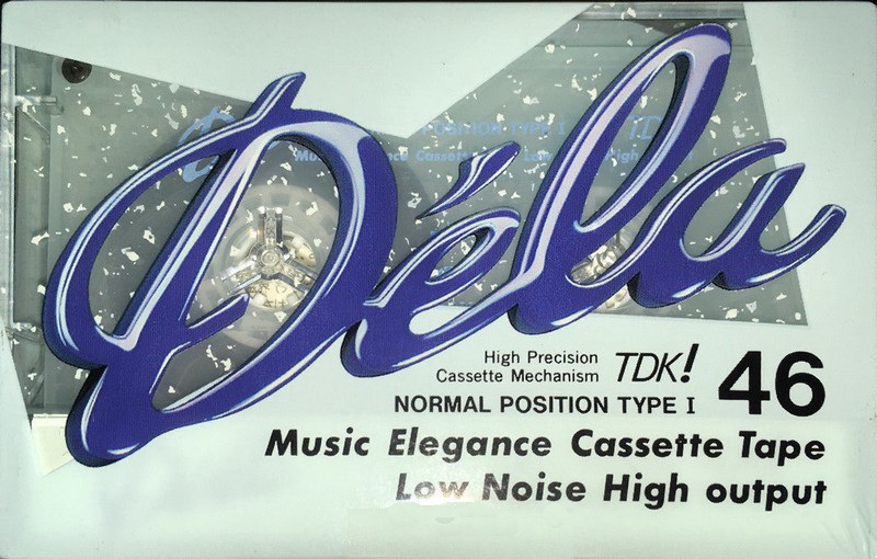Compact Cassette TDK Dela 46 Type I Normal 1989 Japan