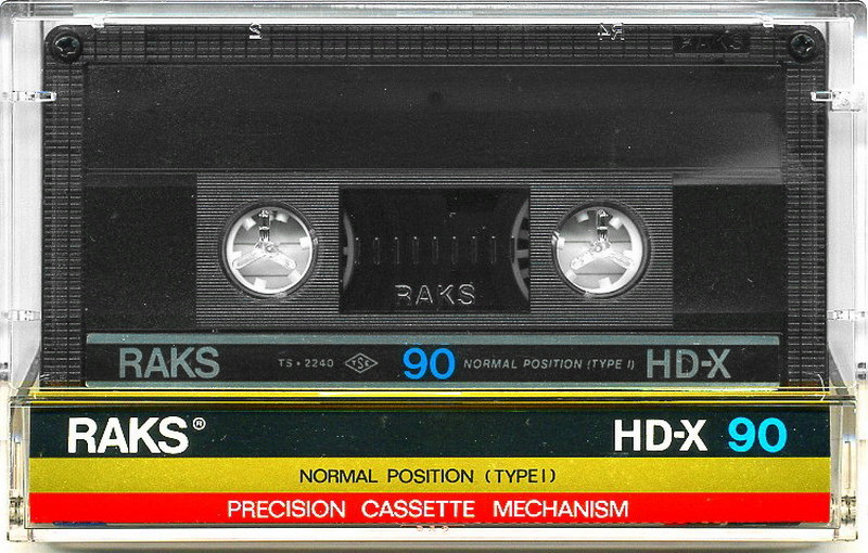 Compact Cassette: RAKS  - HD-X 90