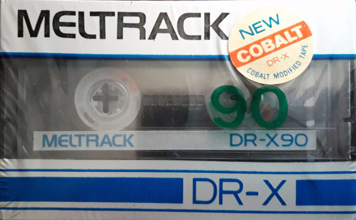 Compact Cassette Meltrack DR-X 90 Type I Normal 1990 India