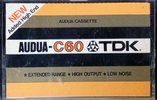 Compact Cassette TDK Audua 60 Type I Normal 1975 Europe, USA