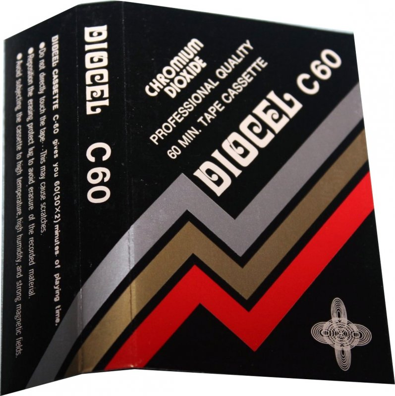 Compact Cassette Diocel 60 Type II Chrome 1984 Hong Kong