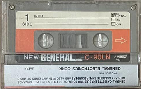 Compact Cassette New General 90 "LN" Type I Normal Unknown Country