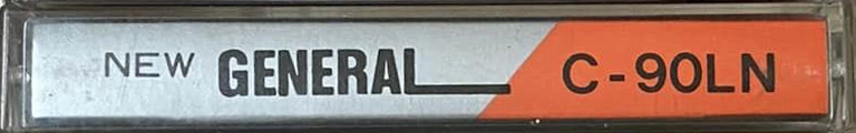 Compact Cassette New General 90 "LN" Type I Normal Unknown Country