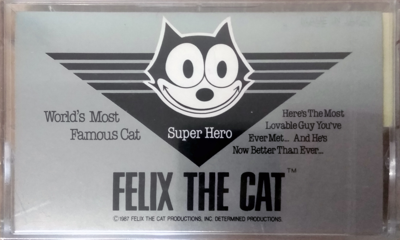 Compact Cassette Citizen Felix The Cat 46 "FL-46GR" Type I Normal 1987 Japan