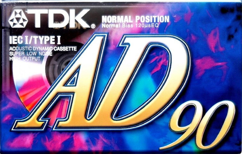 Compact Cassette TDK AD 90 "AD-90" Type I Normal 1997 Europe