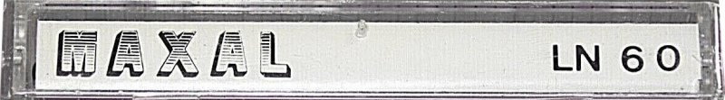 Compact Cassette Maxal 60 Type I Normal 1982 Syria