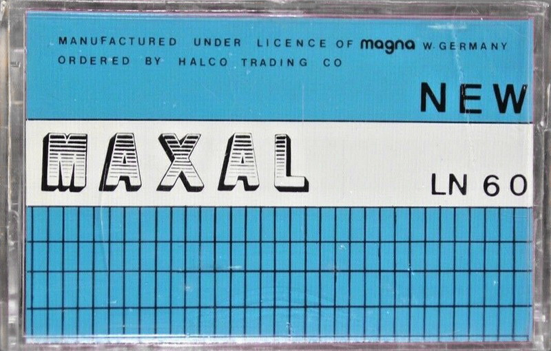 Compact Cassette: Unknown Maxal -  60