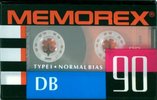 Compact Cassette Memorex DB 90 Type I Normal 1995 Canada, USA