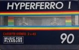 Compact Cassette mfp / Music For Pleasure Hyperferro I 90 Type I Normal 1986 France