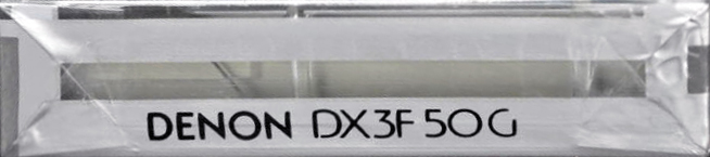 Compact Cassette Denon DX-3F 50 "DX3F50G" Type I Normal 1985 Japan