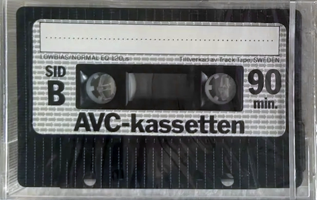 Compact Cassette Track 90 "AVC-kassetten" Type I Normal 1983 Sweden