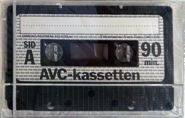 Compact Cassette Track 90 "AVC-kassetten" Type I Normal 1983 Sweden