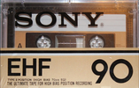 Compact Cassette Sony EHF 90 Type II Chrome 1978 USA
