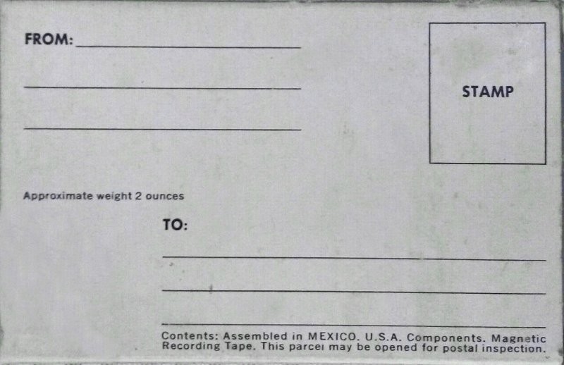 Compact Cassette Ross 90 Type I Normal 1968 USA