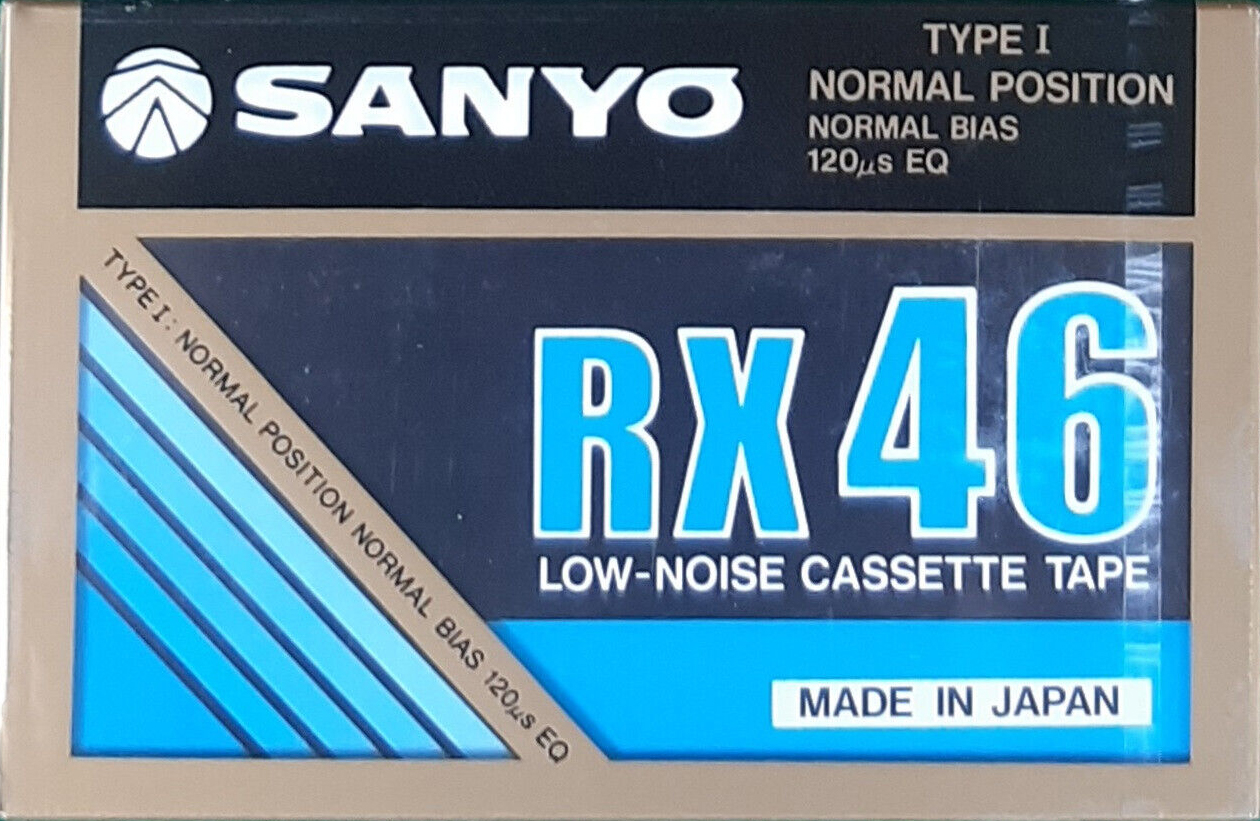 Compact Cassette Sanyo RX 46 Type I Normal 1986 Europe