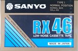 Compact Cassette Sanyo RX 46 Type I Normal 1986 Europe