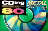 Compact Cassette TDK CDing Metal 80 "CDM-80F" Type IV Metal 1994 Japan