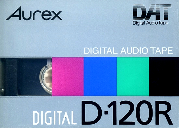 Digital Audio Tape Aurex 120 Type IV Metal 1988 Japan