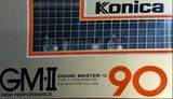 Compact Cassette Konica GM-II 90 "Grand Master II" Type II Chrome 1984 USA