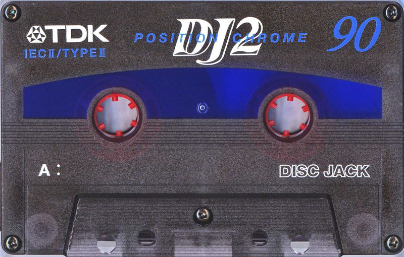 Compact Cassette TDK DJ2 Disc Jack 90 "DJ2-90EA" Type II Chrome 1997 Europe